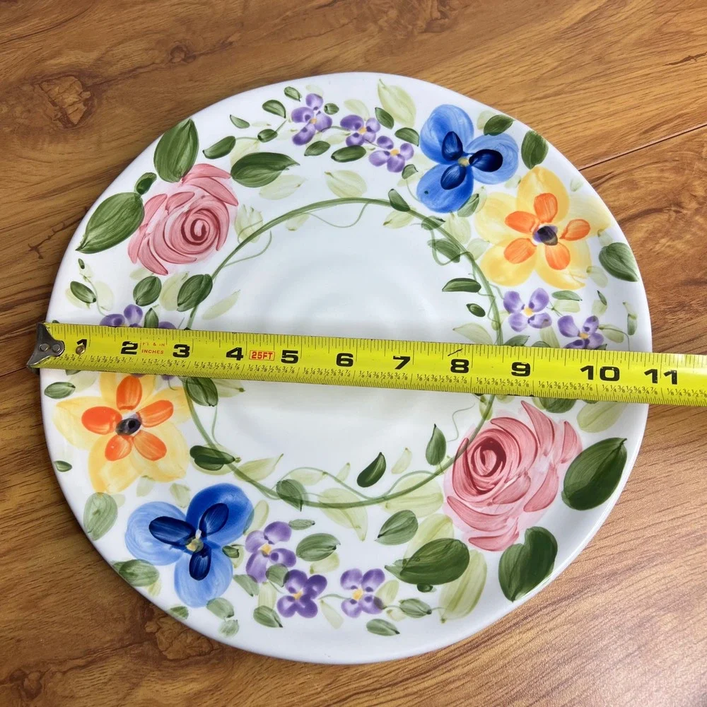 Tabletops Unlimited Mariams Garden Dinner Plate 11.25